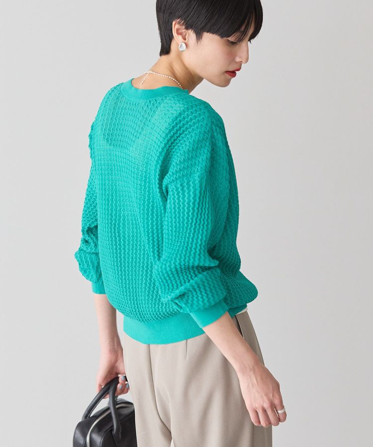 AMERICAN HOLIC「柄編みニットカーディガン」|カーディガン|