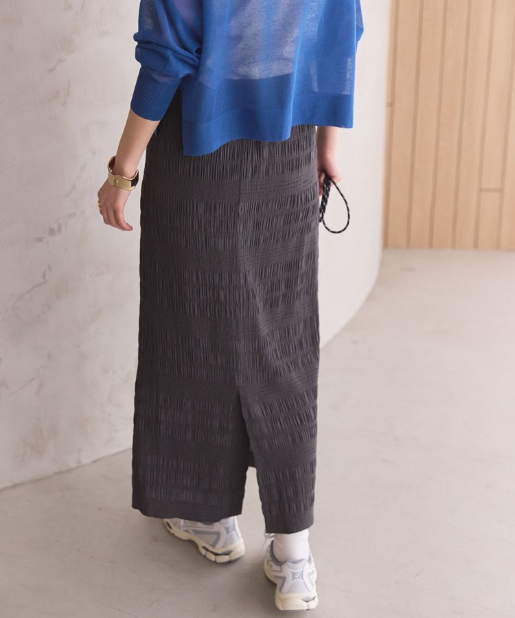 AMERICAN HOLIC「シャーリングタイトスカート」|タイト|