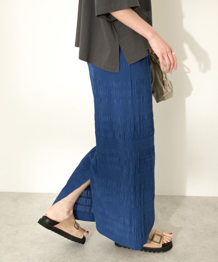 AMERICAN HOLIC「シャーリングタイトスカート」|タイト|