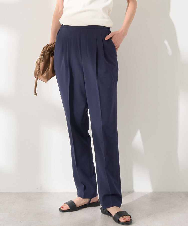 AMERICAN HOLIC「接触冷感/イージーケアテーパードパンツ」|その他|Navy