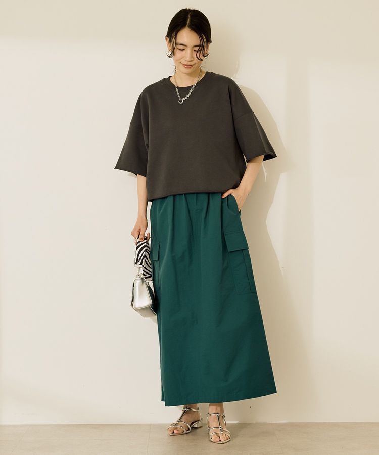 AMERICAN HOLIC「ミニ裏毛5分袖プルオーバー」|Tシャツ・カットソー|