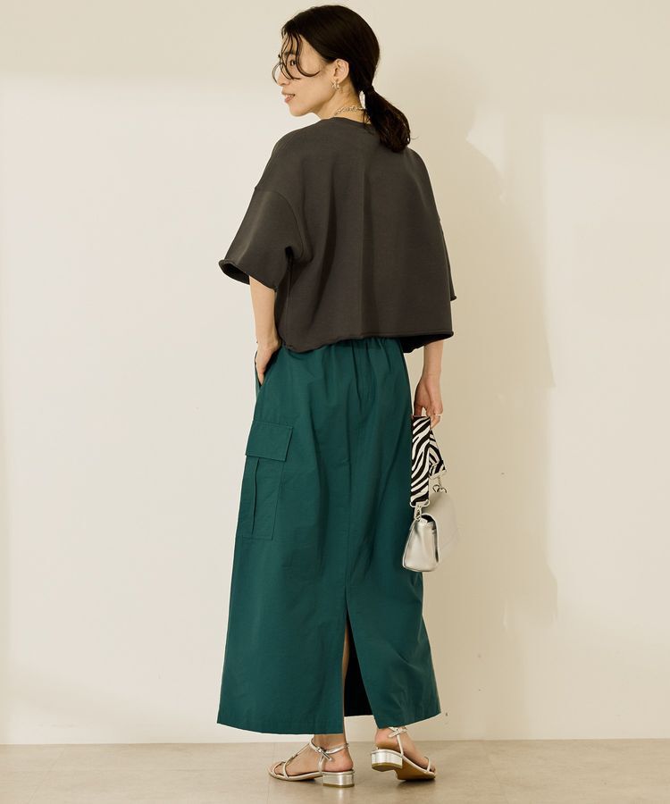 AMERICAN HOLIC「ミニ裏毛5分袖プルオーバー」|Tシャツ・カットソー|