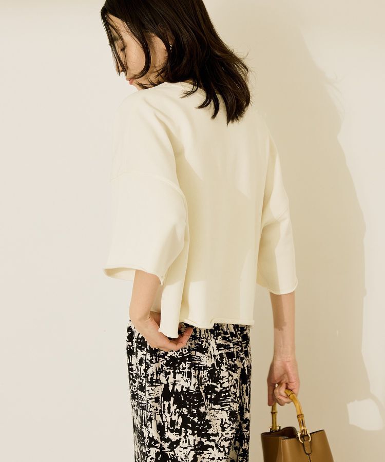 AMERICAN HOLIC「ミニ裏毛5分袖プルオーバー」|Tシャツ・カットソー|