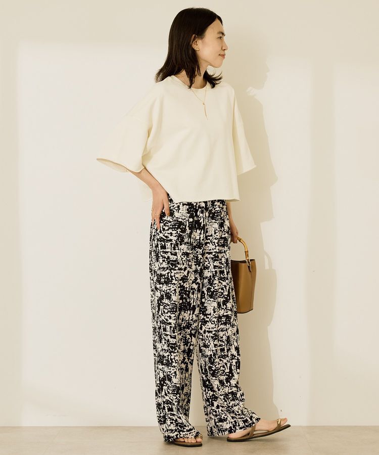 AMERICAN HOLIC「ミニ裏毛5分袖プルオーバー」|Tシャツ・カットソー|