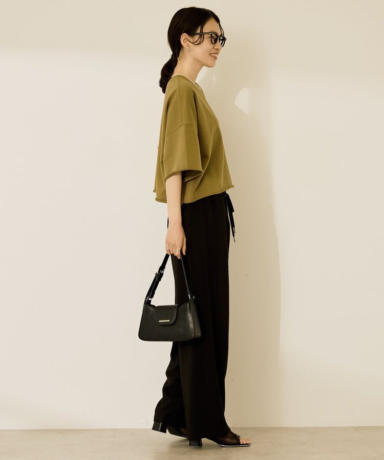 AMERICAN HOLIC「ミニ裏毛5分袖プルオーバー」|Tシャツ・カットソー|