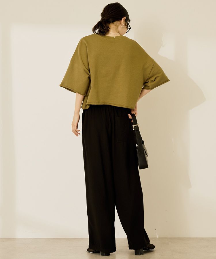 AMERICAN HOLIC「ミニ裏毛5分袖プルオーバー」|Tシャツ・カットソー|