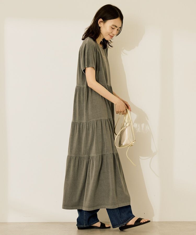 AMERICAN HOLIC「【選べる丈】加工ティアードワンピース」|ワンピース|