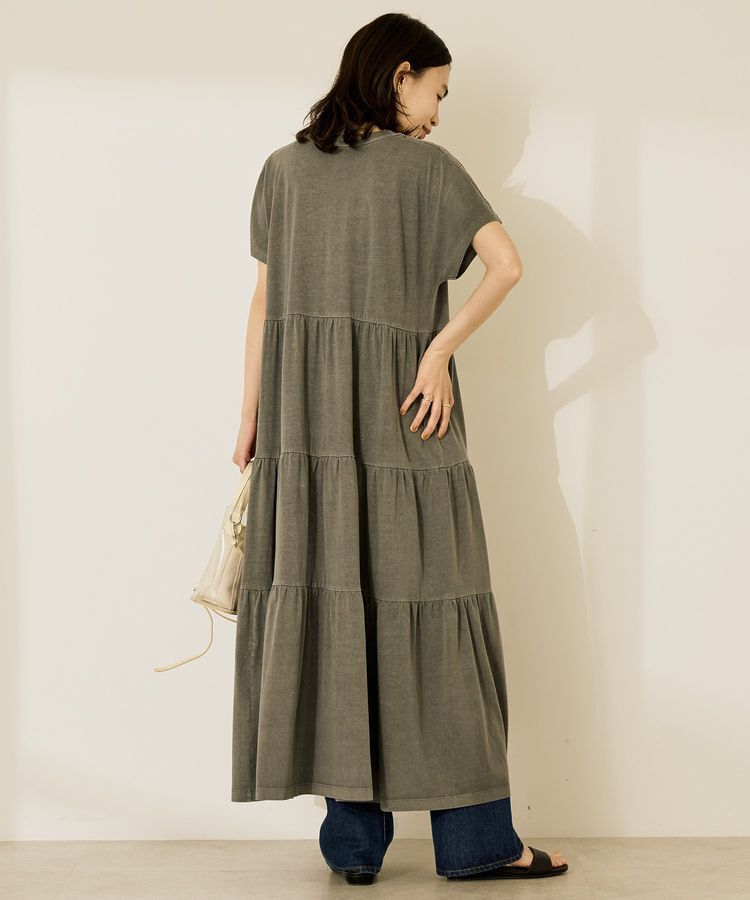 AMERICAN HOLIC「【選べる丈】加工ティアードワンピース」|ワンピース|