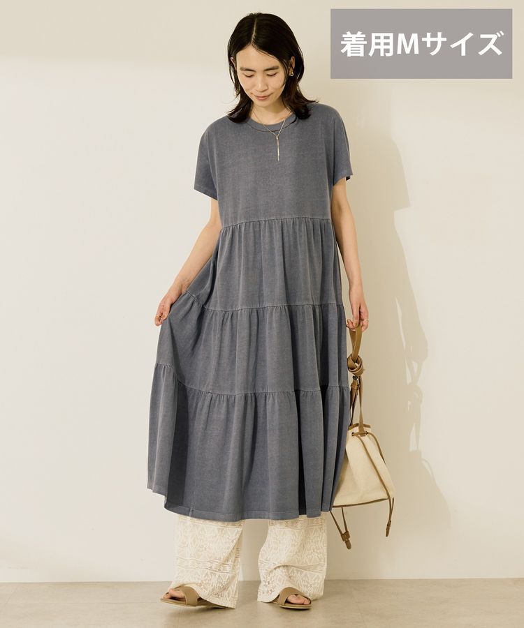 AMERICAN HOLIC「【選べる丈】加工ティアードワンピース」|ワンピース|