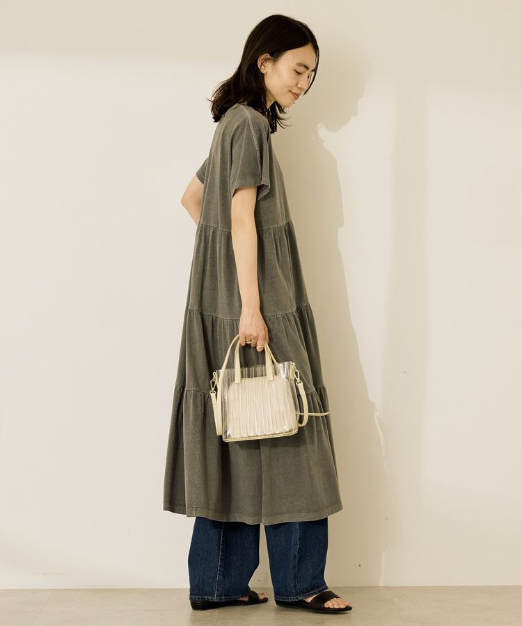 AMERICAN HOLIC「【選べる丈】加工ティアードワンピース」|ワンピース|