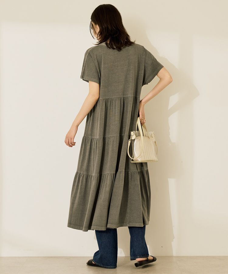 AMERICAN HOLIC「【選べる丈】加工ティアードワンピース」|ワンピース|