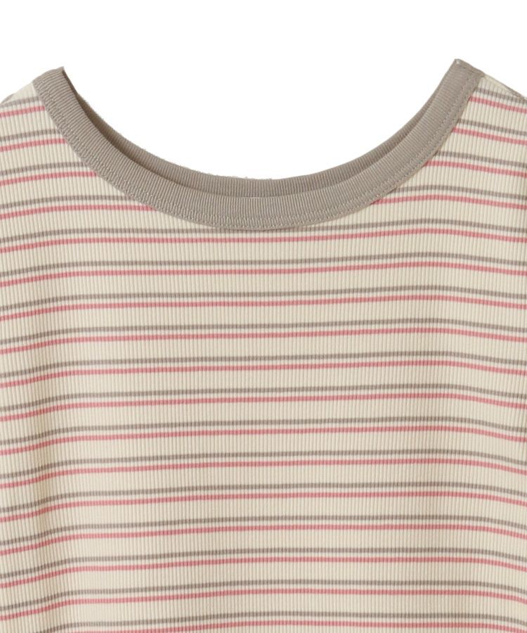 AMERICAN HOLIC「リブ5分袖トップス」|Tシャツ・カットソー|