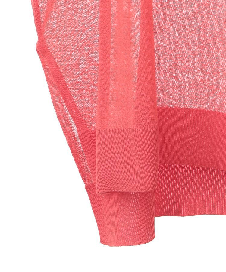 AMERICAN HOLIC「ウォッシャブルシアーニットフレンチスリーブトップス」|ニット・セーター|