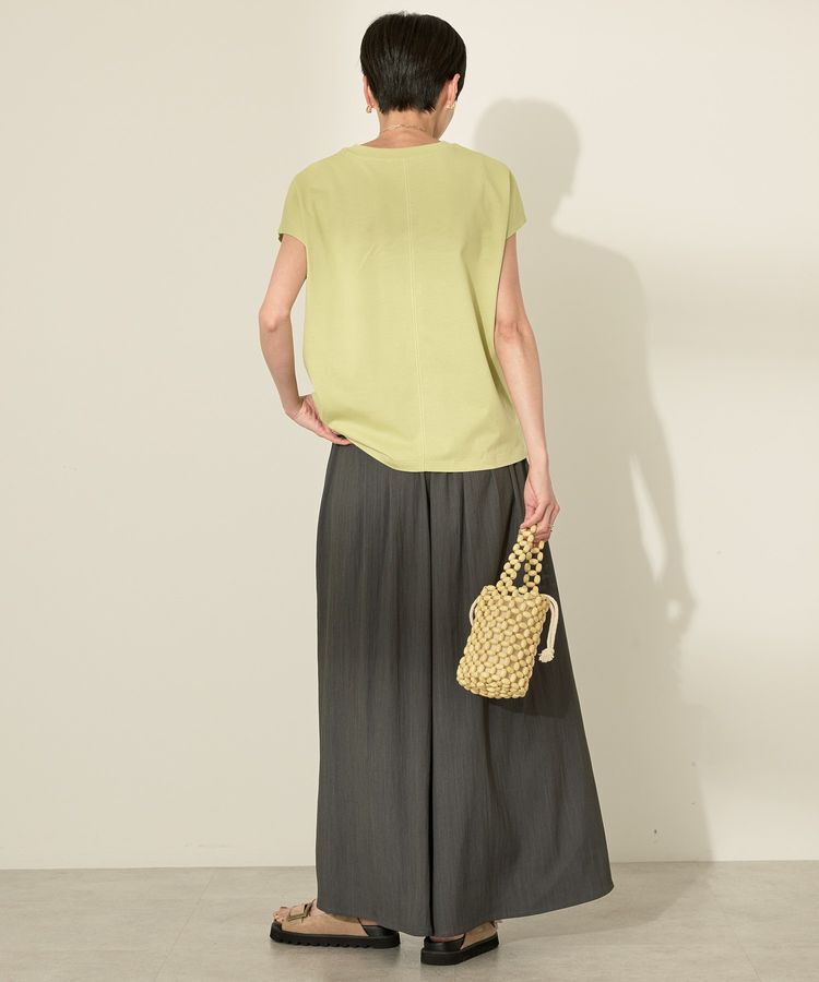 AMERICAN HOLIC「きれいめフレンチスリーブコットンプルオーバー」|Tシャツ・カットソー|