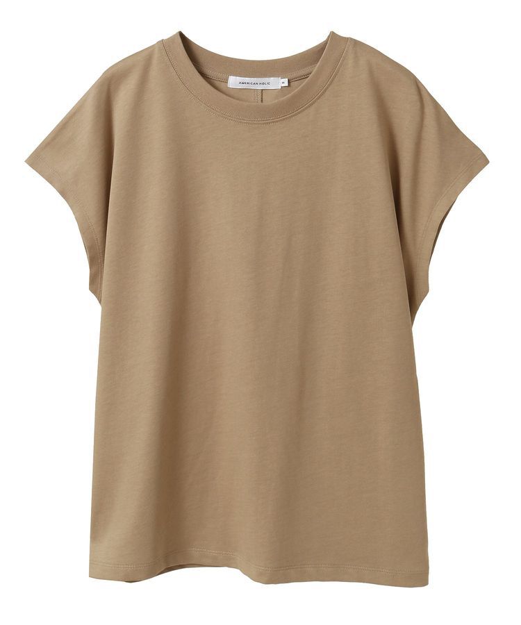 AMERICAN HOLIC「きれいめフレンチスリーブコットンプルオーバー」|Tシャツ・カットソー|