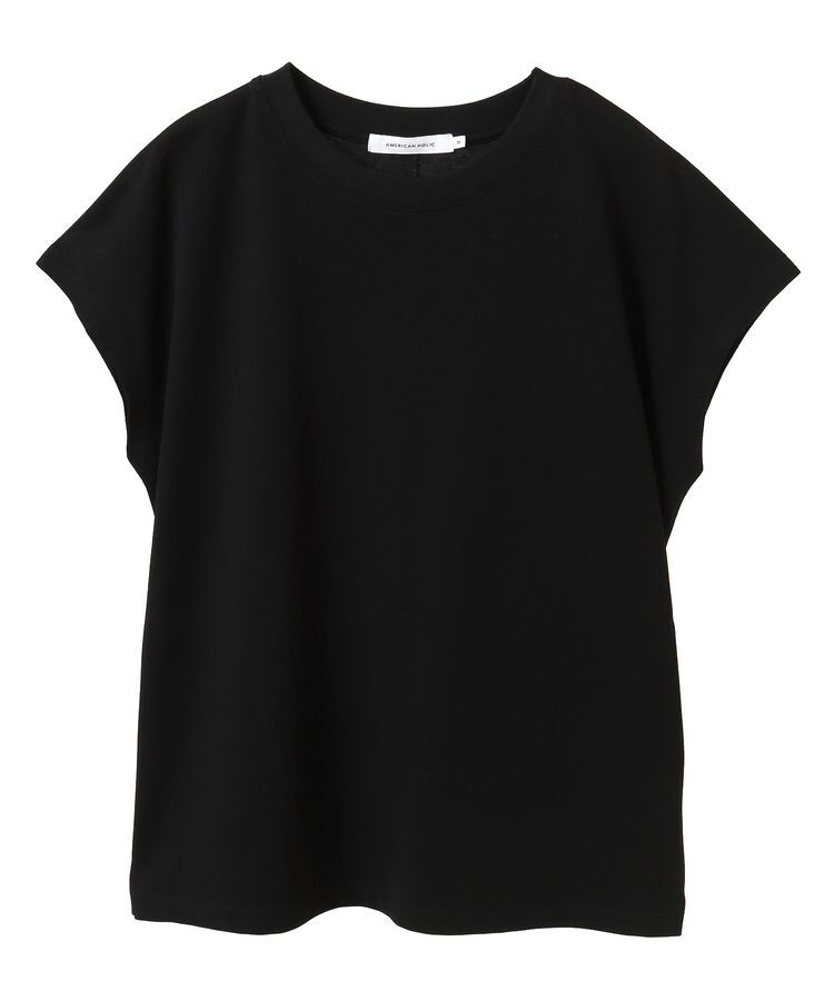 AMERICAN HOLIC「きれいめフレンチスリーブコットンプルオーバー」|Tシャツ・カットソー|