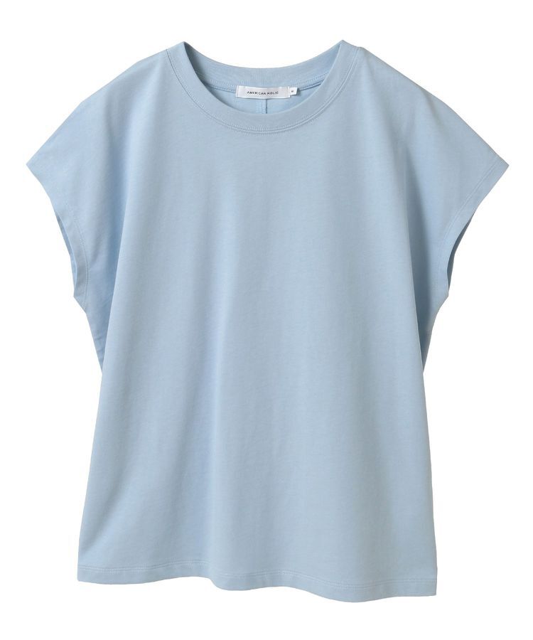 AMERICAN HOLIC「きれいめフレンチスリーブコットンプルオーバー」|Tシャツ・カットソー|