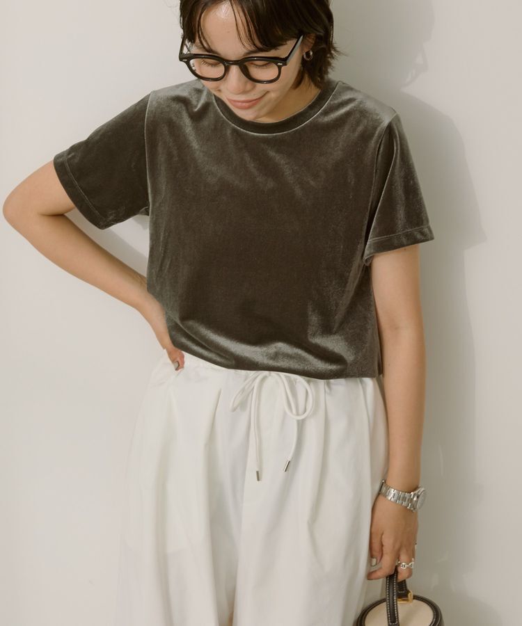 AMERICAN HOLIC「ベロアTシャツ」|Tシャツ・カットソー|