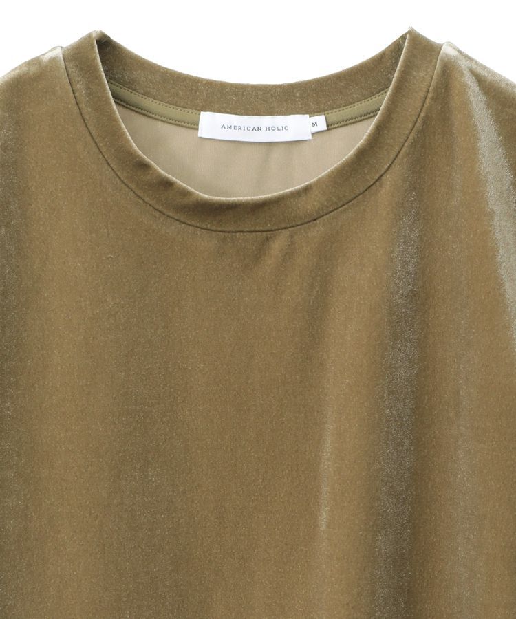 AMERICAN HOLIC「ベロアTシャツ」|Tシャツ・カットソー|