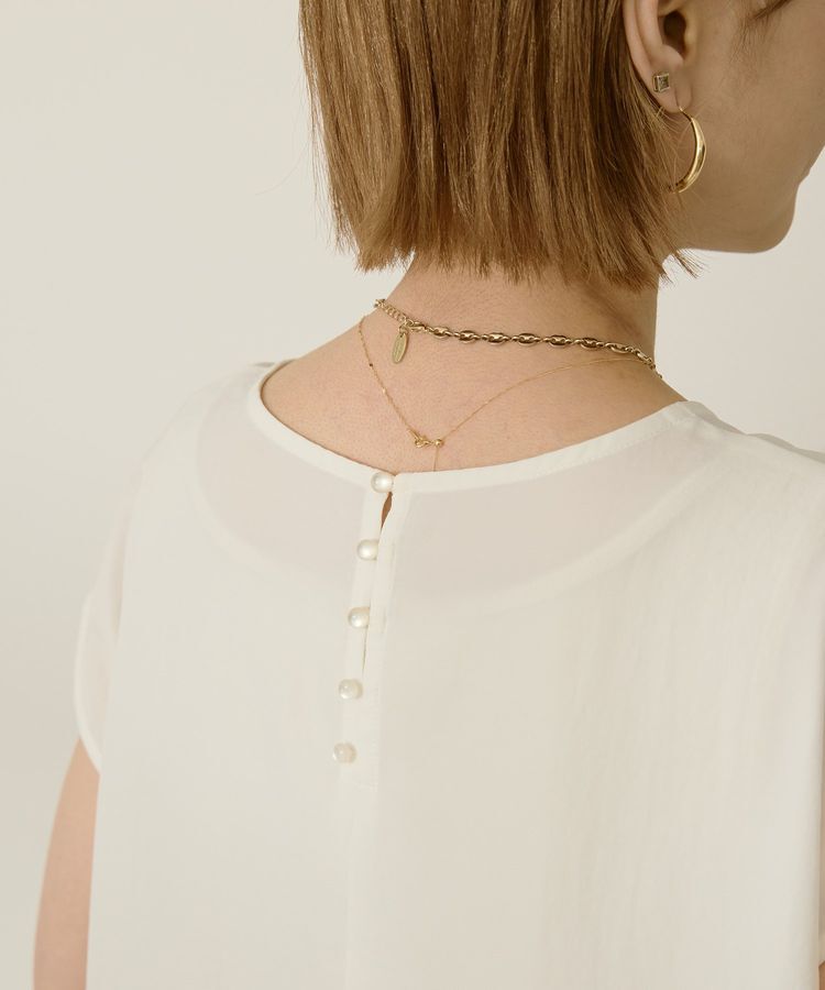 AMERICAN HOLIC「ペプラムノースリーブブラウス【WEB限定カラー有り】」|シャツ・ブラウス|