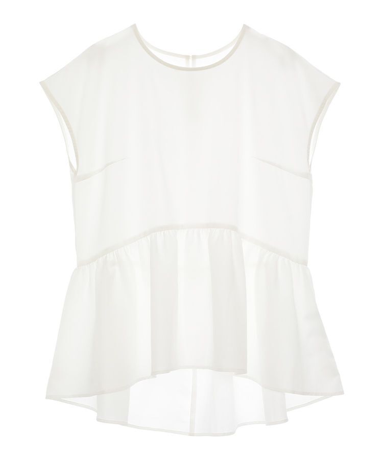 AMERICAN HOLIC「ペプラムノースリーブブラウス【WEB限定カラー有り】」|シャツ・ブラウス|