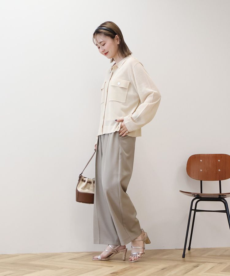 AMERICAN HOLIC「シアー襟付きカーディガン」|カーディガン|