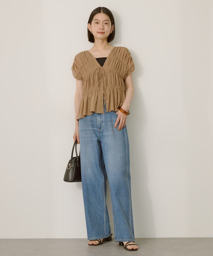 AMERICAN HOLIC「【前後2WAY】フロントリボンブラウス」|シャツ・ブラウス|