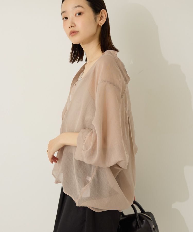 AMERICAN HOLIC「5分袖シアードルマンシャツ」|シャツ・ブラウス|