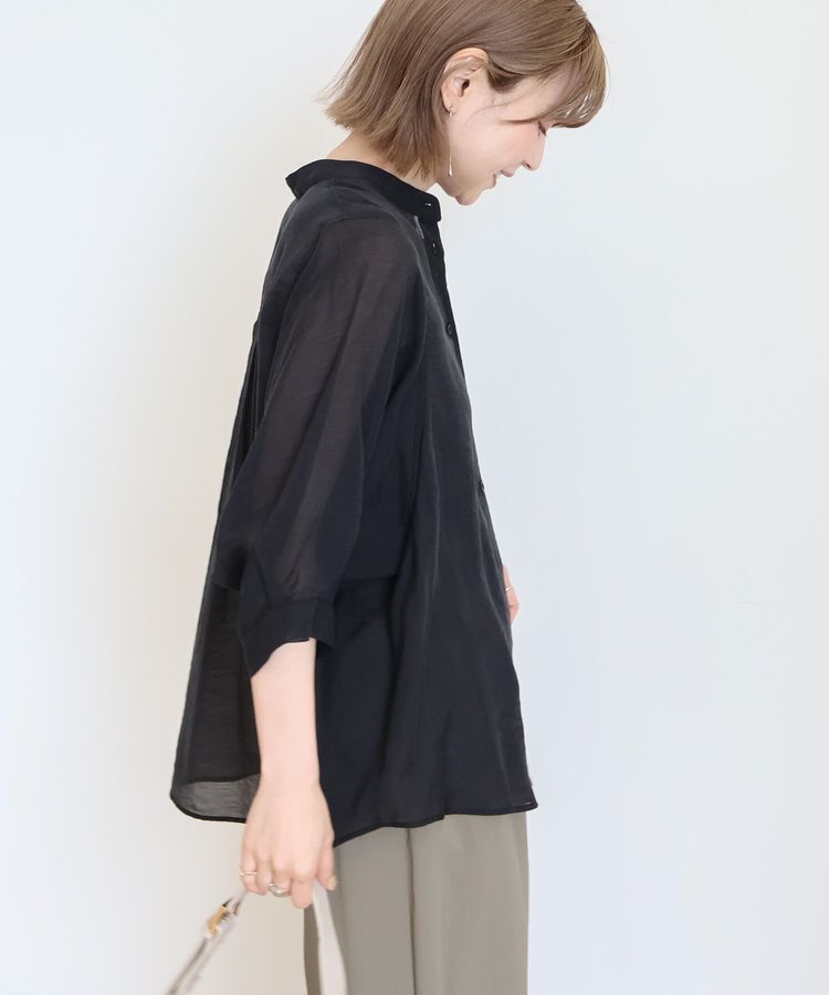 AMERICAN HOLIC「5分袖シアードルマンシャツ」|シャツ・ブラウス|