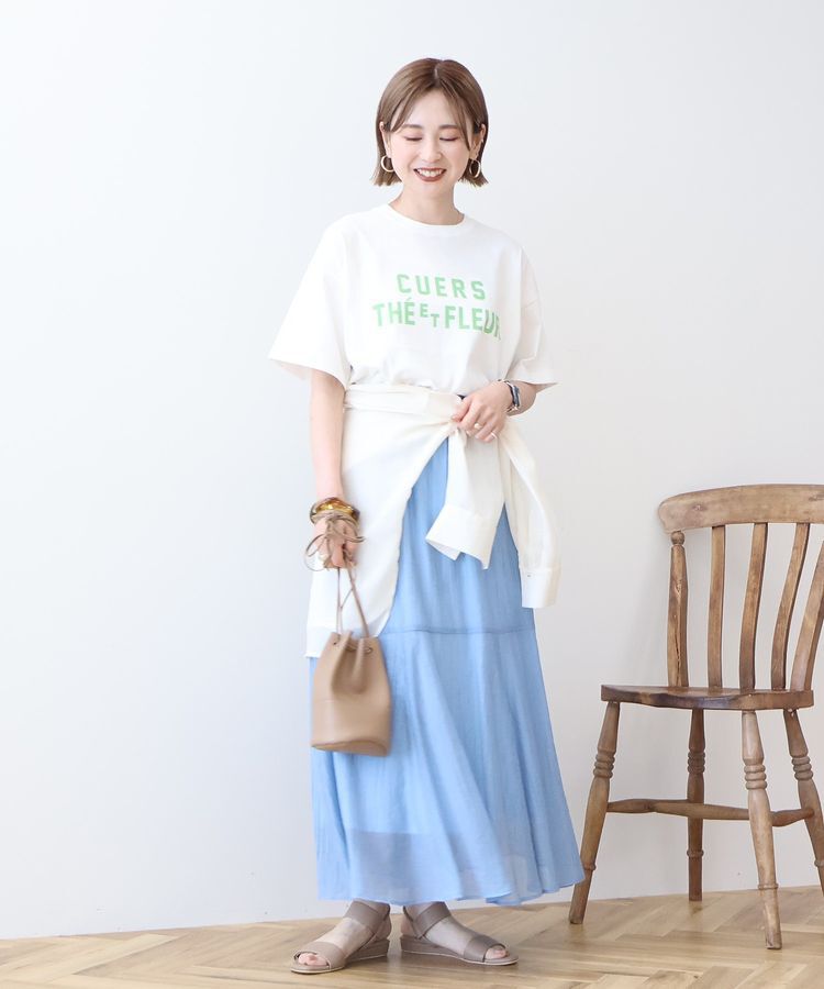 AMERICAN HOLIC「デザインカレッジロゴプリントTシャツ」|Tシャツ・カットソー|