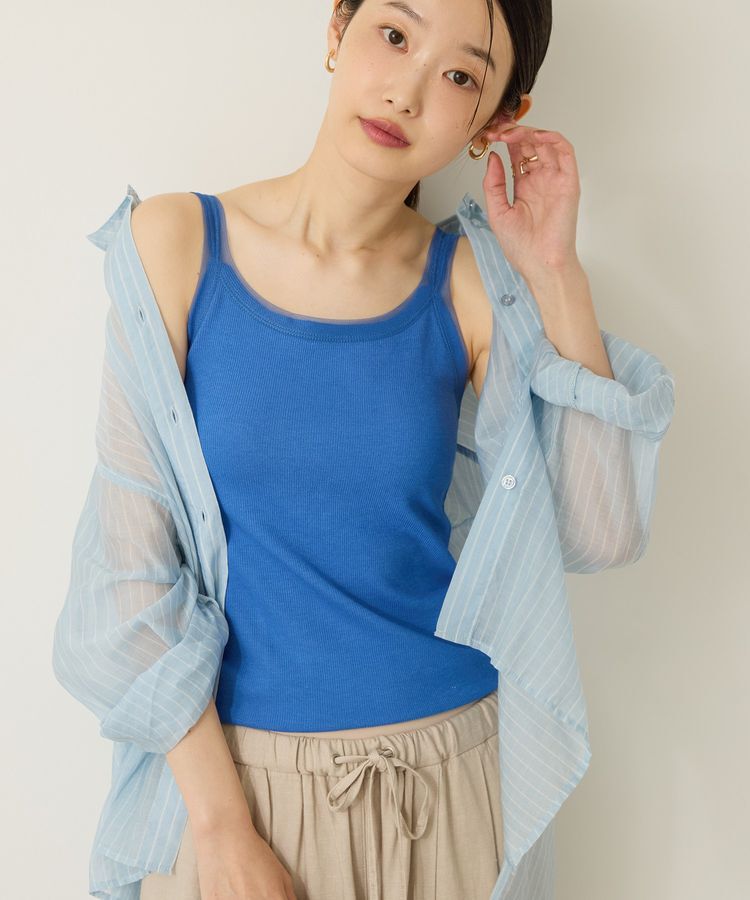 AMERICAN HOLIC「チュールキャミタンクトップ」|インナー|