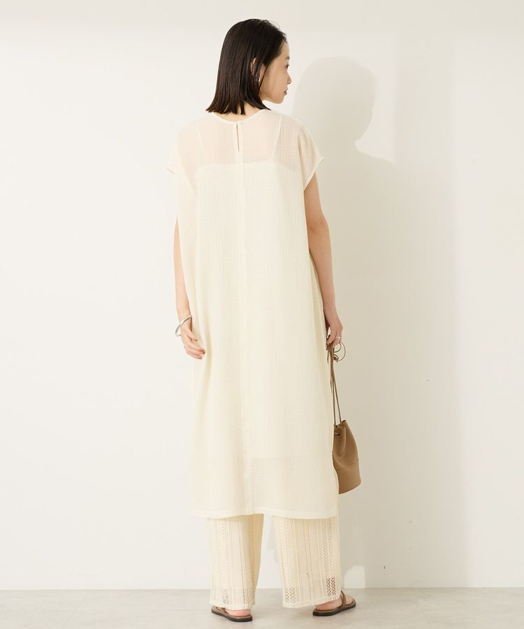 AMERICAN HOLIC「ポコポコノースリーブワンピース【インナー付き】」|ワンピース|