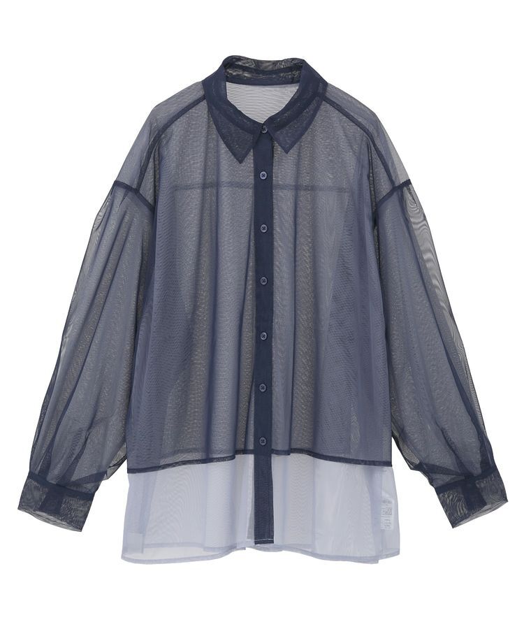 AMERICAN HOLIC「シアーレイヤード配色シャツ」|シャツ・ブラウス|