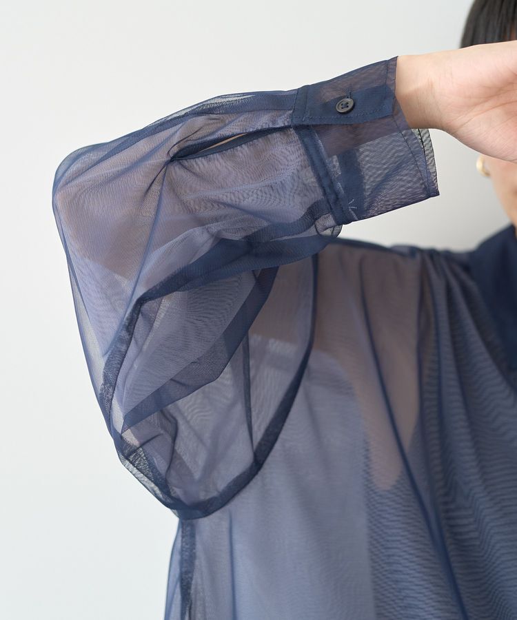 AMERICAN HOLIC「シアーレイヤード配色シャツ」|シャツ・ブラウス|