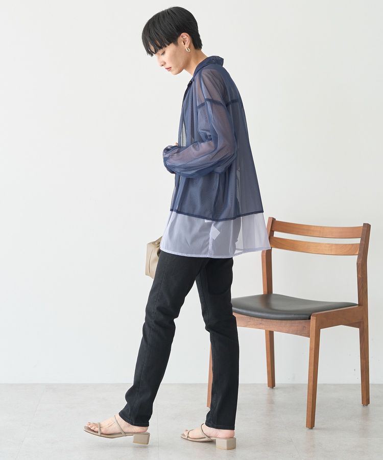 AMERICAN HOLIC「シアーレイヤード配色シャツ」|シャツ・ブラウス|