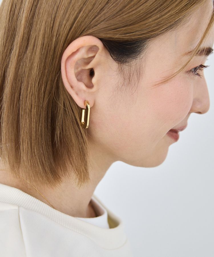 AMERICAN HOLIC「メタルオーバルピアス」|ピアス|