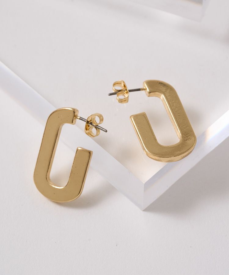 AMERICAN HOLIC「メタルオーバルピアス」|ピアス|