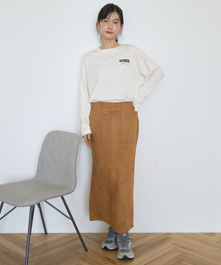 AMERICAN HOLIC「Bright RipsロングTシャツ/チュニック」|Tシャツ・カットソー|