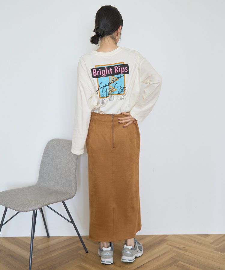 AMERICAN HOLIC「Bright RipsロングTシャツ/チュニック」|Tシャツ・カットソー|