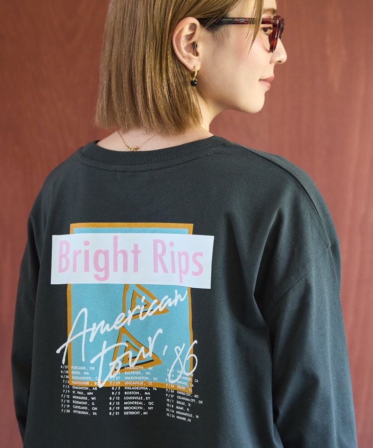 AMERICAN HOLIC「Bright RipsロングTシャツ/チュニック」|Tシャツ・カットソー|