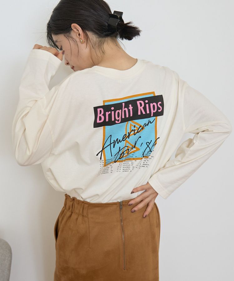 AMERICAN HOLIC「Bright RipsロングTシャツ/チュニック」|Tシャツ・カットソー|