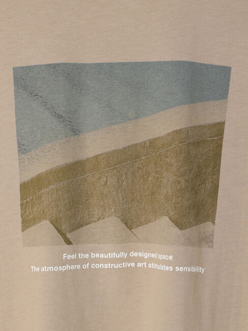 Green Parks「バックフォトプリント半袖チュニック」|チュニック|