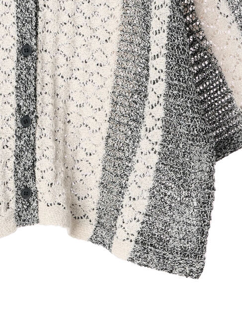 armonia「ブークレー微配色5分袖カーディガン」|カーディガン|