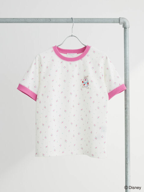 Green Parks「アリス/小花ワッペンTEE」|Tシャツ・カットソー|