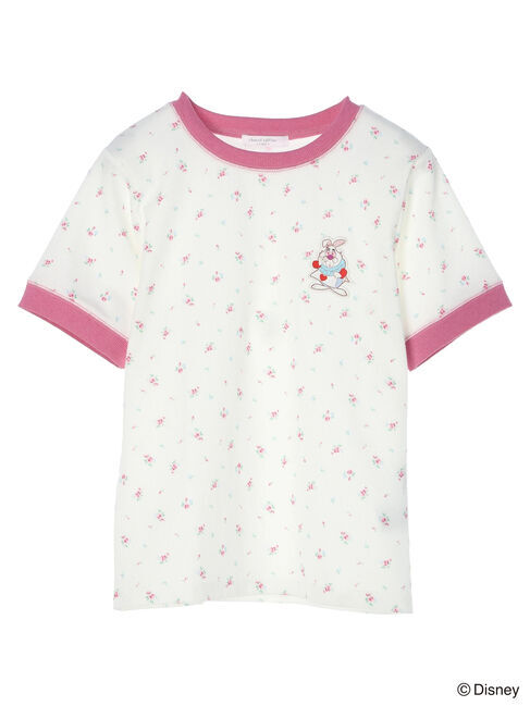 Green Parks「アリス/小花ワッペンTEE」|Tシャツ・カットソー|