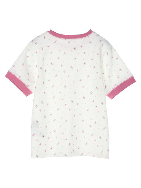 Green Parks「アリス/小花ワッペンTEE」|Tシャツ・カットソー|