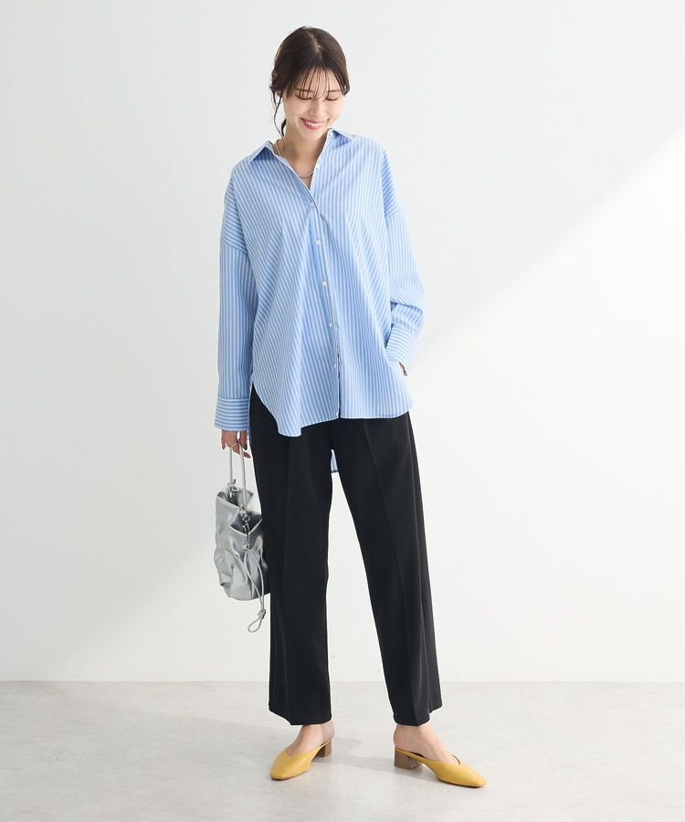 Green Parks「イージーケアストライプシャツ」|シャツ・ブラウス|