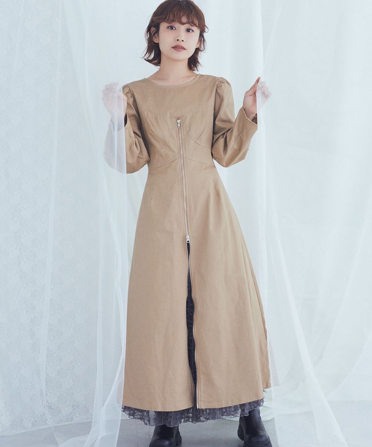 Green Parks「■高橋愛&times;GreenParksコルセットワンピ」|ワンピース|Beige