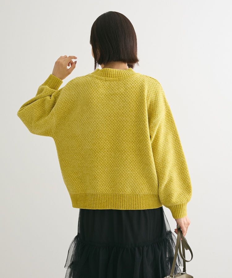 Green Parks「ベロアモールモックネックニットプルオーバー」|ニット・セーター|