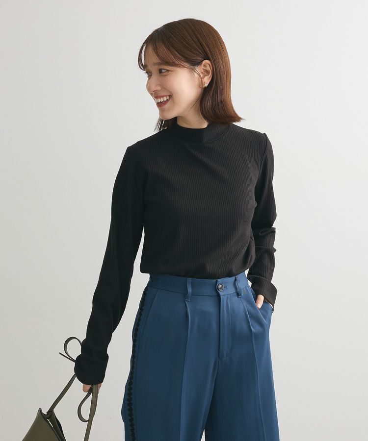 Green Parks「・Petit Fleur ラメテレコハイネック」|Tシャツ・カットソー|